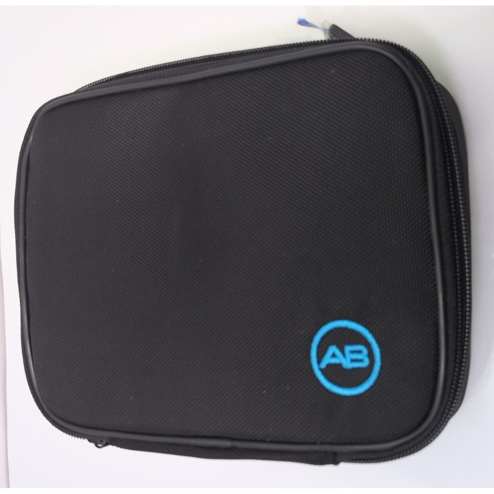 AB Travel Storage Case Black Ballistic Nylon Padded Organizer Bag‎ Excellent